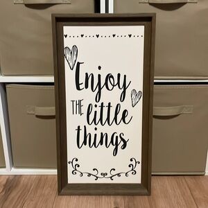 Enjoy The Little Things Farmhouse Wall Decor